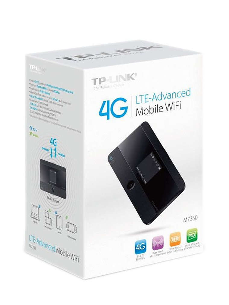 TP-LINK M7350 Router Movil 4G WiFi N150 3