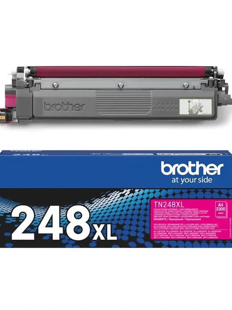 Brother Tóner TN248XLM Magenta 1