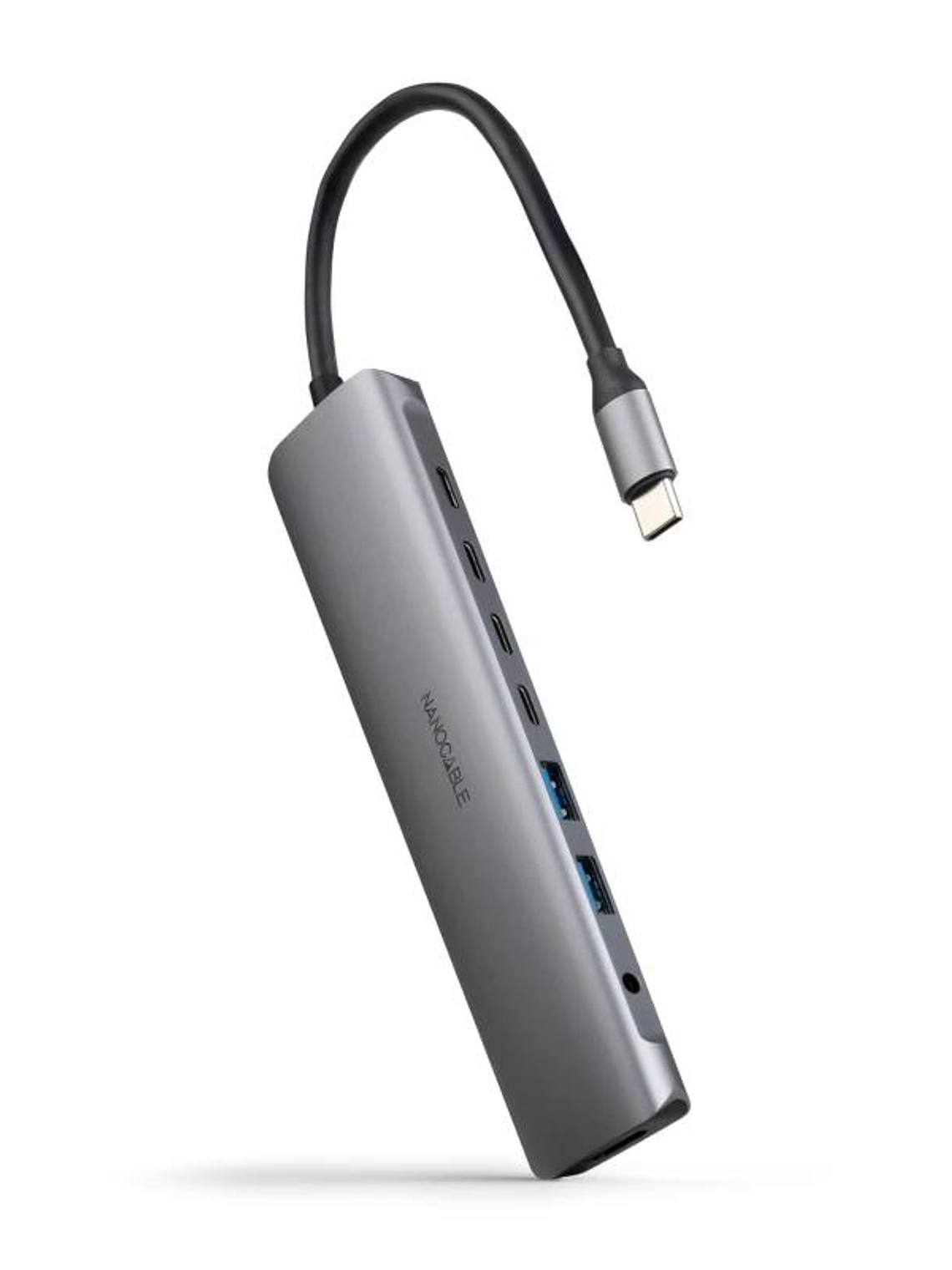 Nanocable Hub 8en1 USB-A+USB-C+HDMI+USB-C PD+Jack 1