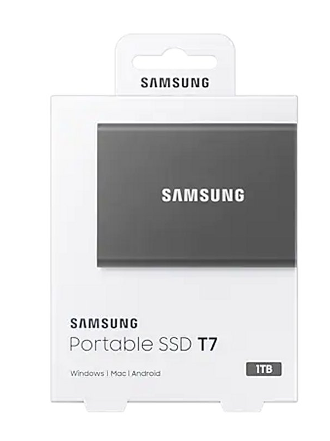 Samsung T7 SSD Externo 1TB NVMe USB 3.2  Gris 4