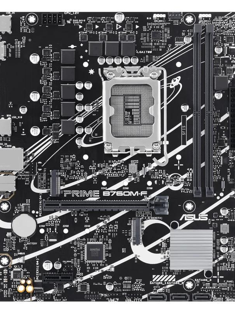 ASUS Placa Base PRIME B760M-F DDR5 mATX 1700 2