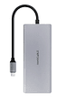 Nanocable Hub 12en1 USB-A/C+HDMI+DP+RJ45+TF+SD+AU - Miniatura 2