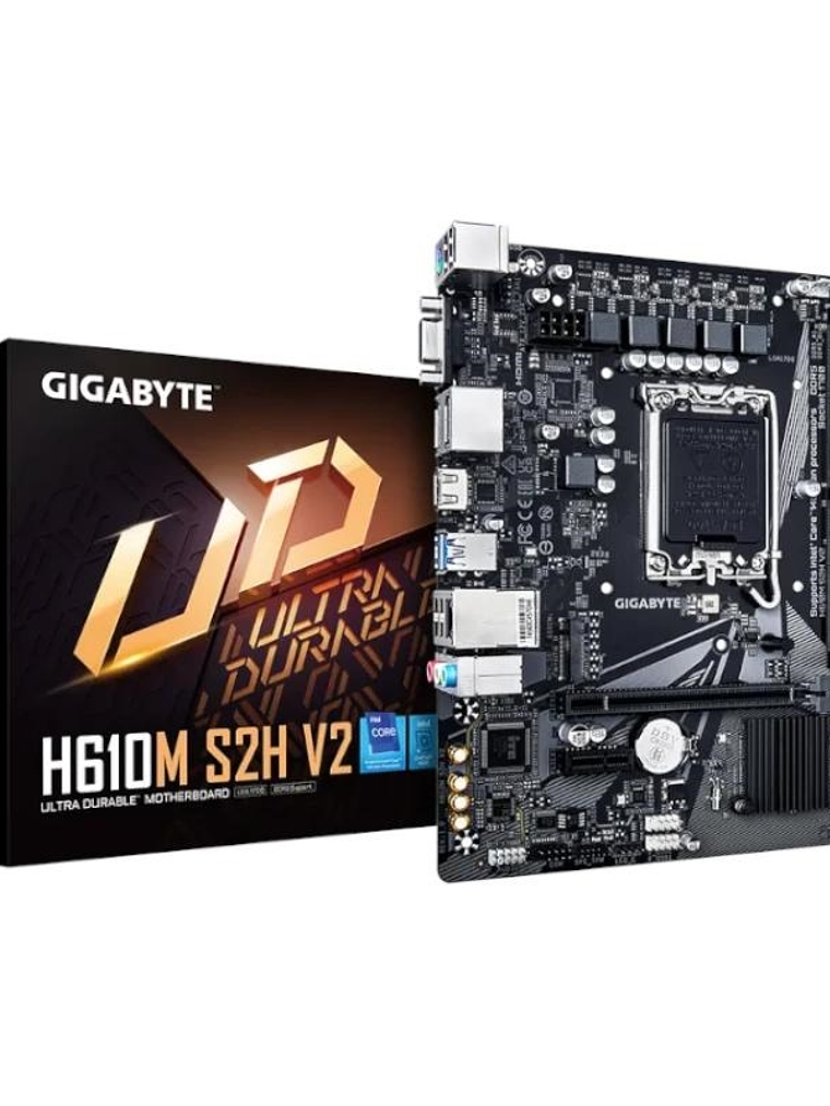 Gigabyte Placa Base H610M S2H V2 DDR5 mATX 1700 1