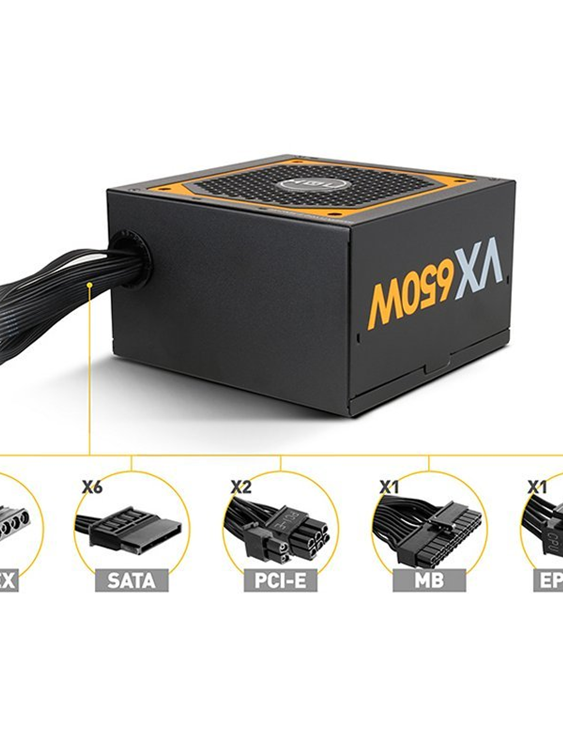 NOX Fuente Alimentación Urano VX 650W 80+ BRONZE 2