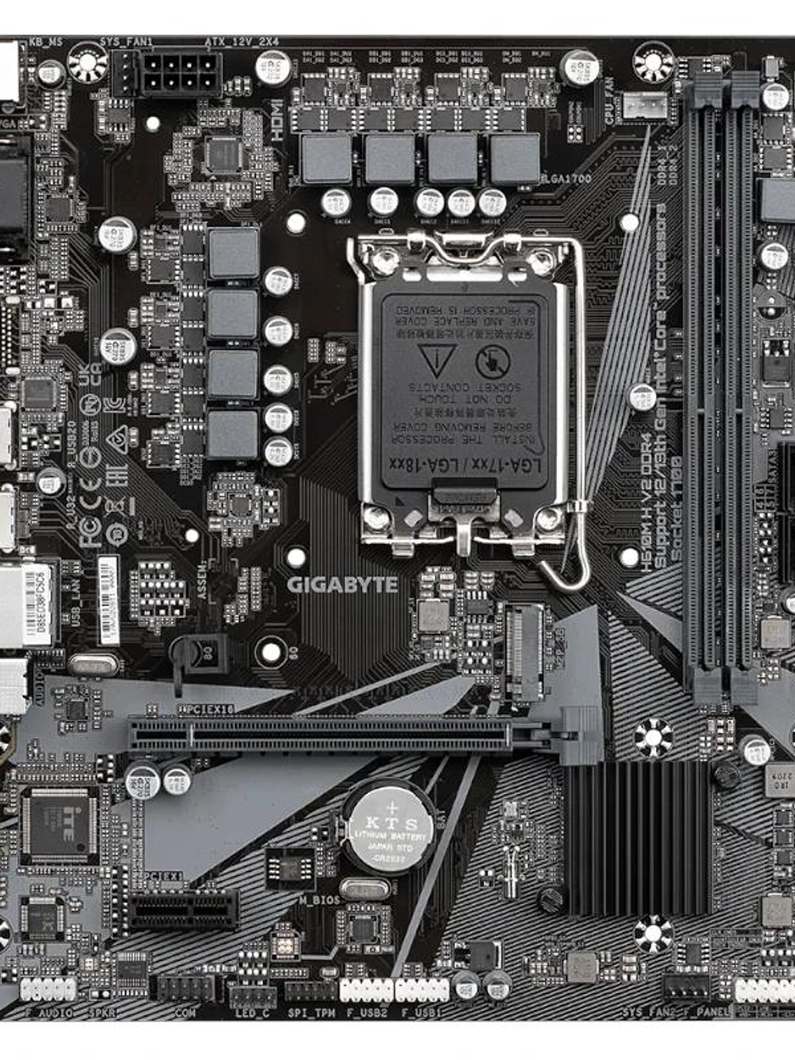 Gigabyte Placa Base H610M H V2 DDR5  mATX 1700 2