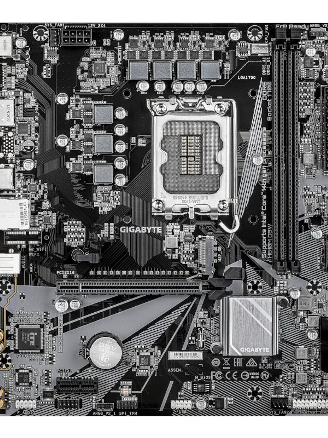 Gigabyte Placa Base H610M D3W DDR5 mATX 1700 2