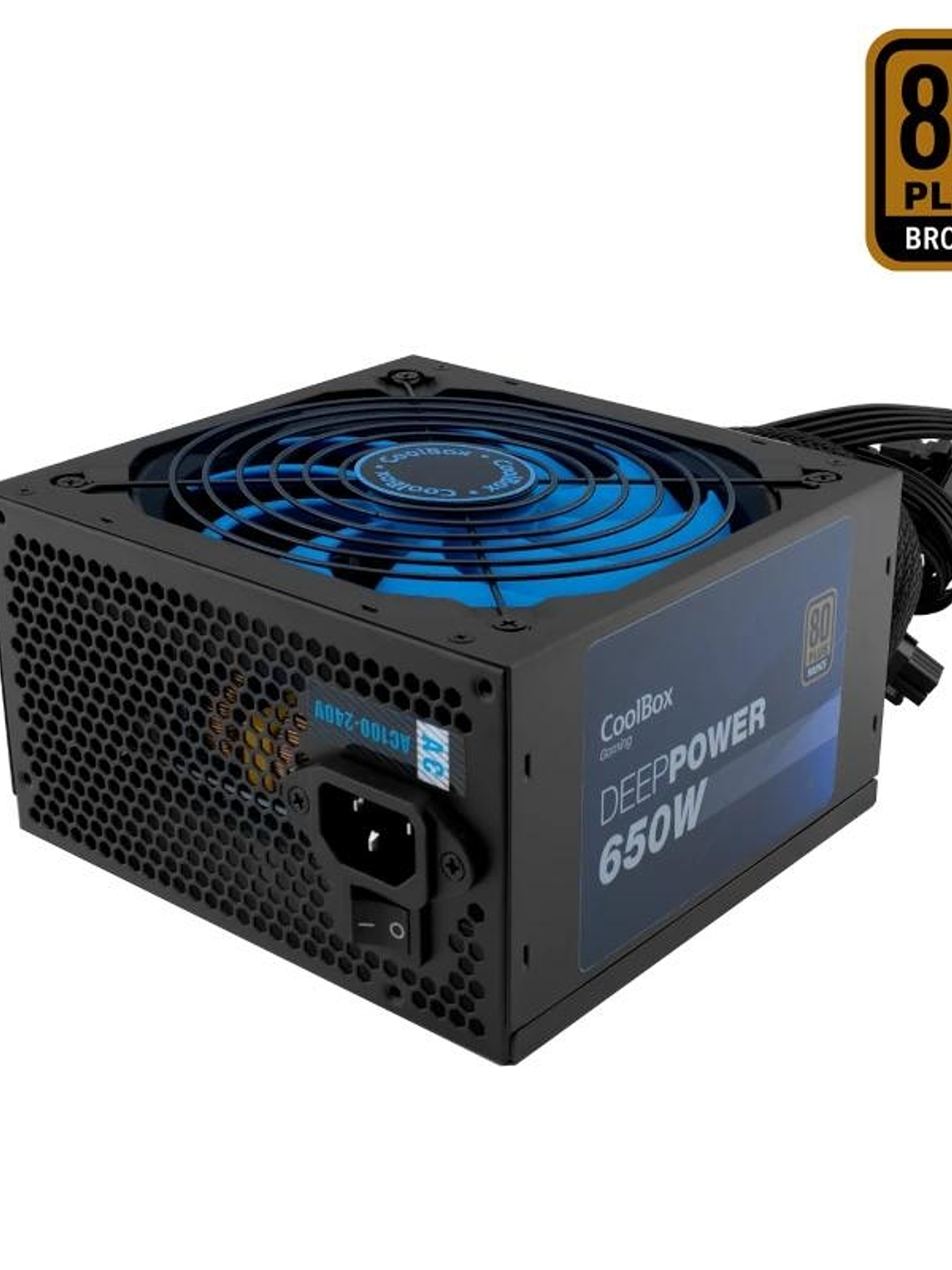 Coolbox Gaming Fuente Al. DeepPower 650w 80+bronze 1