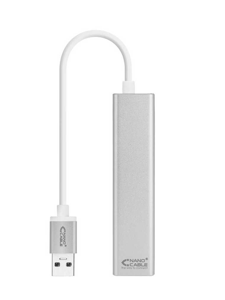 Nanocable Conversor USB 3.0 Ethernet + 3xUSB 3.0 2