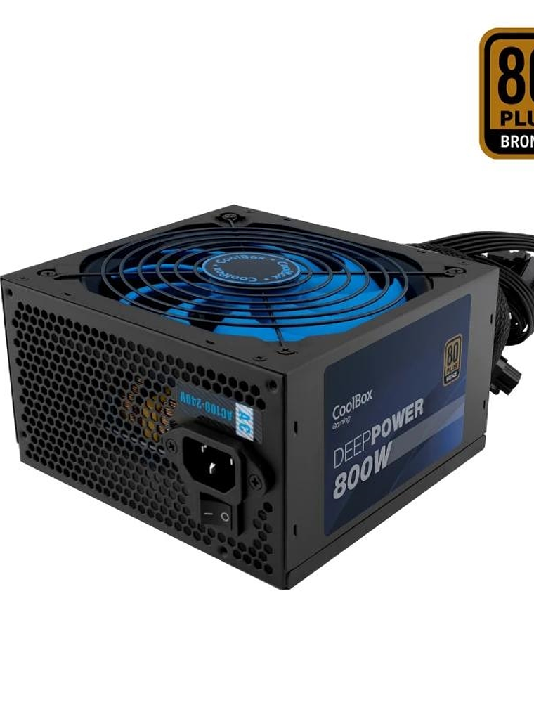 Coolbox Gaming  Fuente Al. DeepPower 800w 80+bronz 1