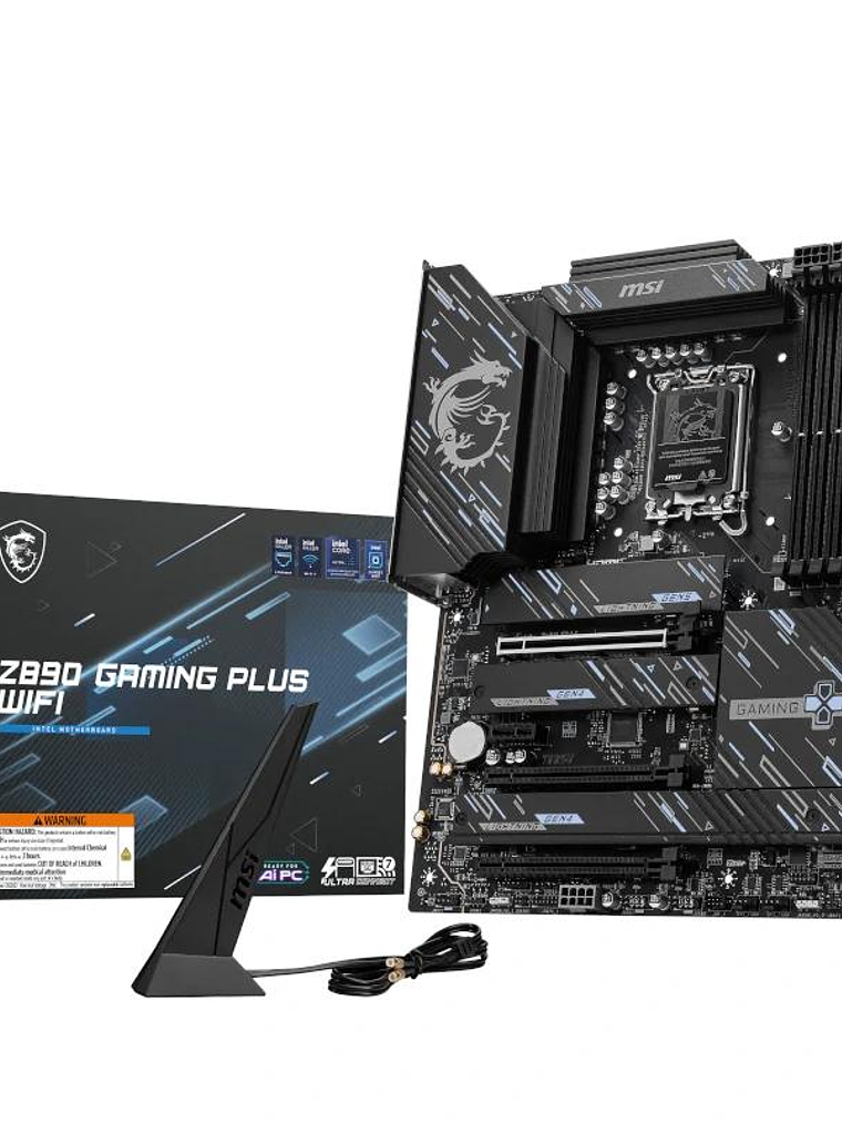 MSI Placa Base Z890 GAMING PLUS WIFI ATX LGA1851 2
