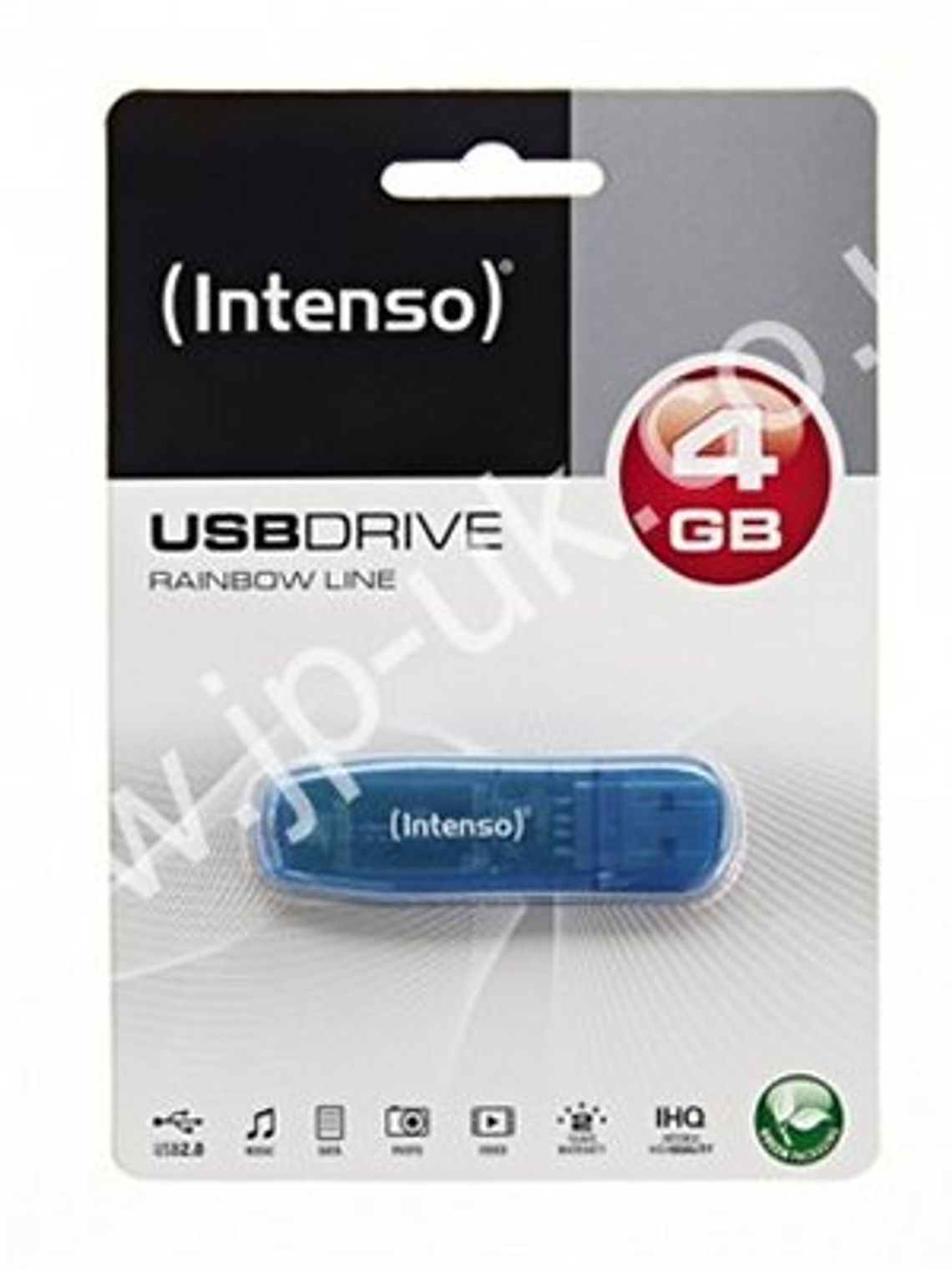 Intenso 3502450 Lápiz USB 2.0 Rainbow 4GB Azul 2