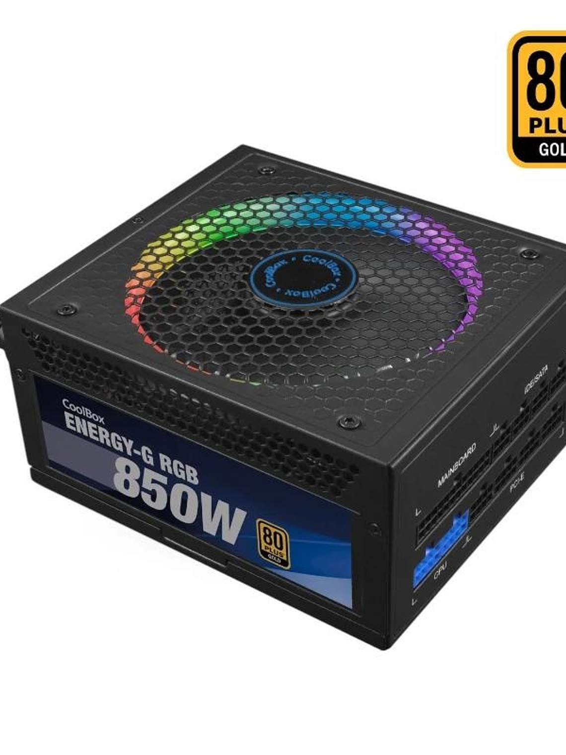Coolbox Gaming Fuente Alimentacion 850W RGB 80+GOL 1