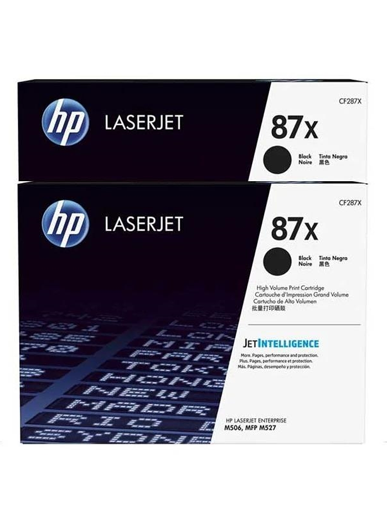 HP Tóner 87X Negro 1