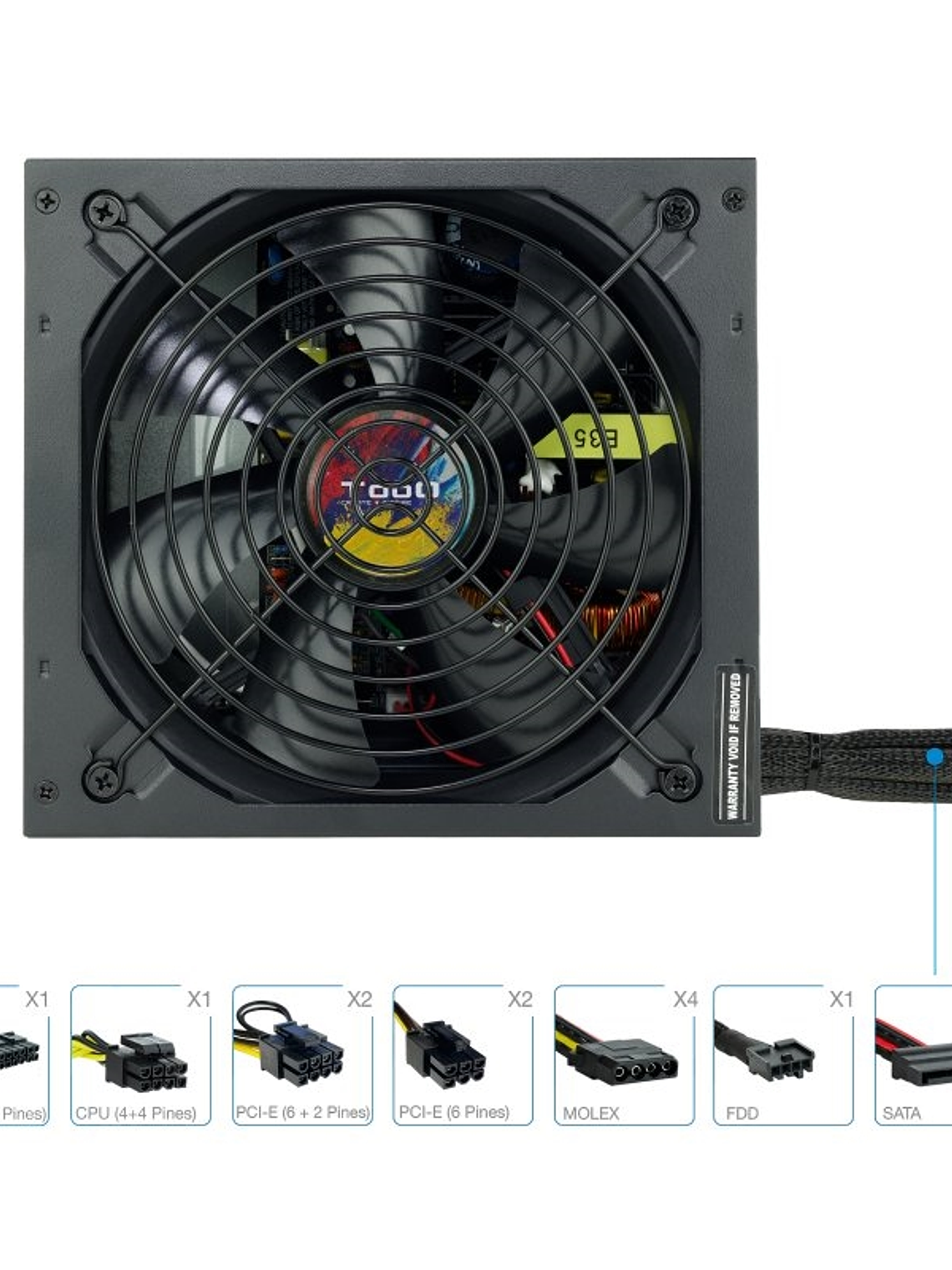 Tooq Fuente Alimentación TQAPOLO-750SP 750W 1