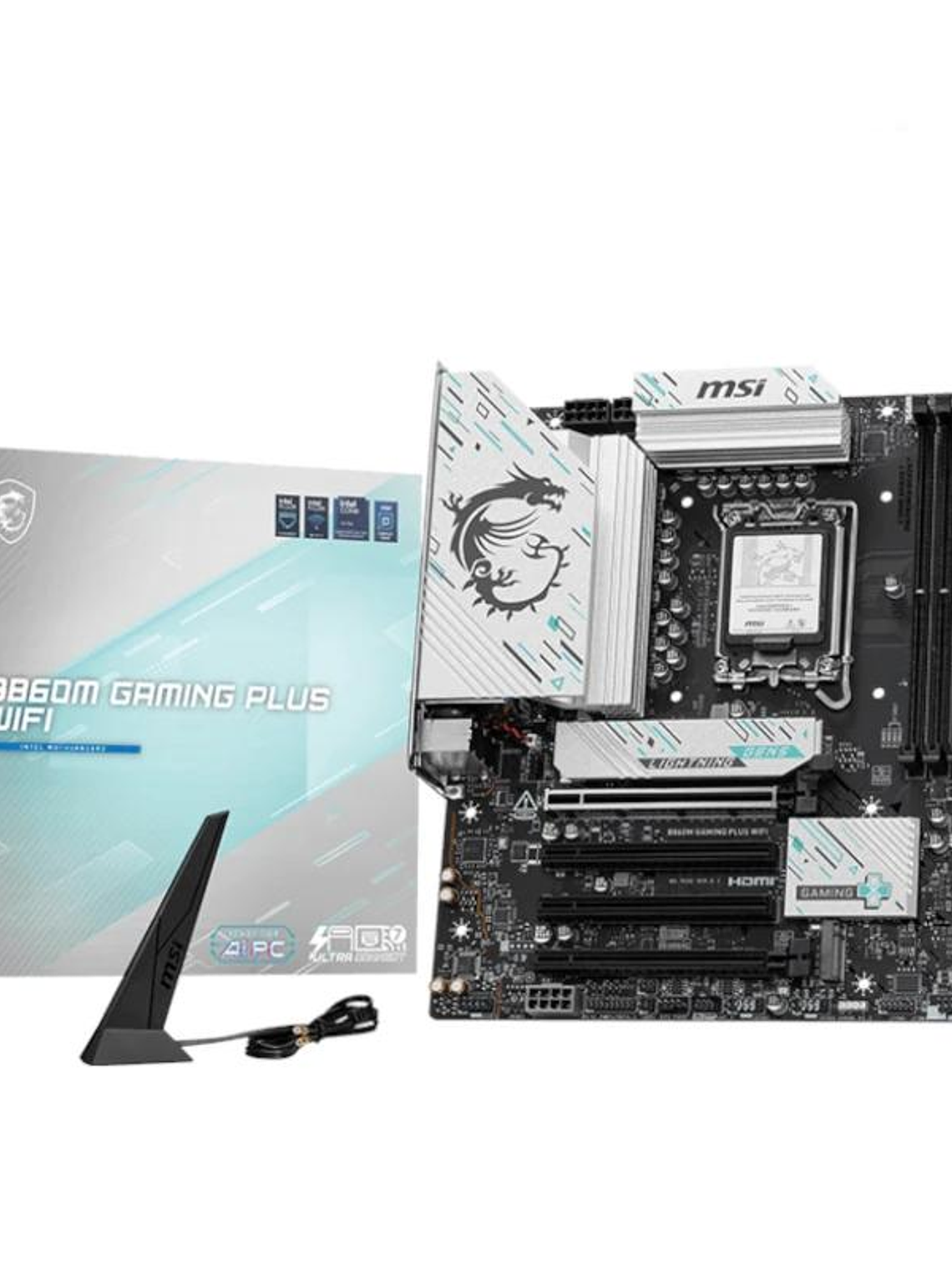 MSI Placa Base B860M GAMING PLUS WIFI mATX D5 1851 4
