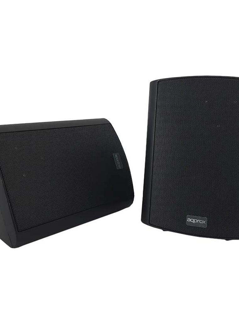 Approx Altavoces Pared Dig.2x30W kit de mont negro 4