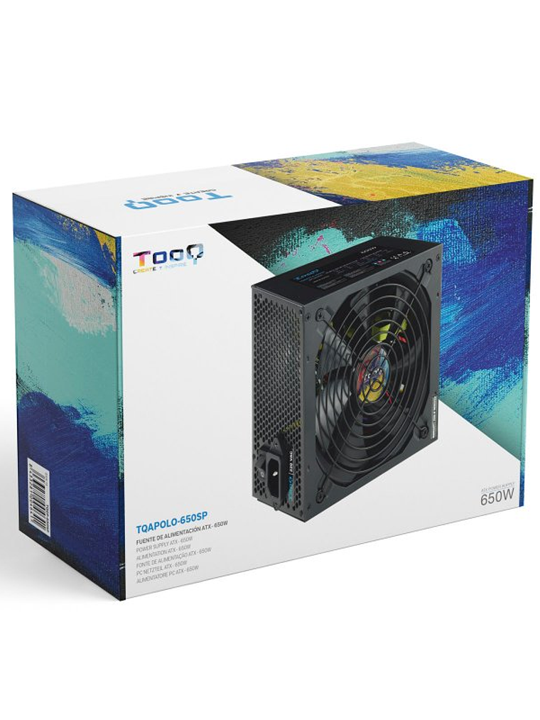 Tooq Fuente Alimentación TQAPOLO-650SP 650W 2