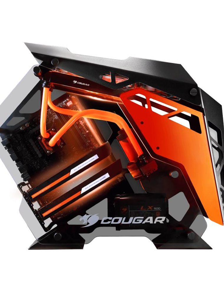 Cougar Caja Miditorre Conquer Cristal Templado 2