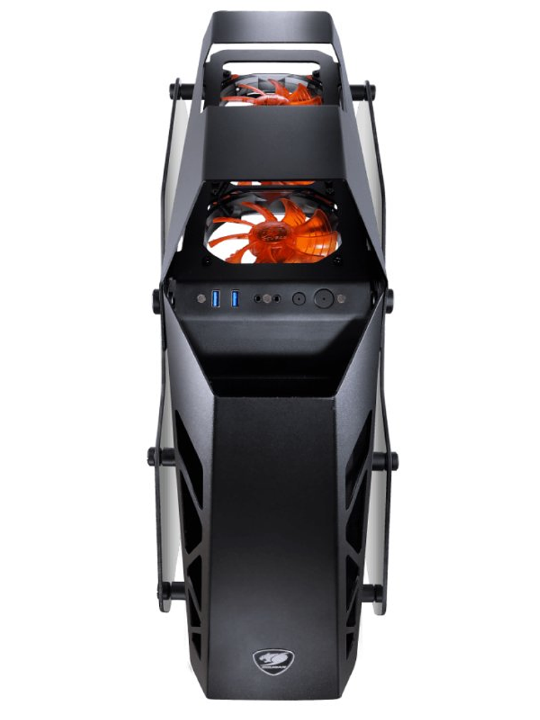 Cougar Caja Miditorre Conquer Cristal Templado 3