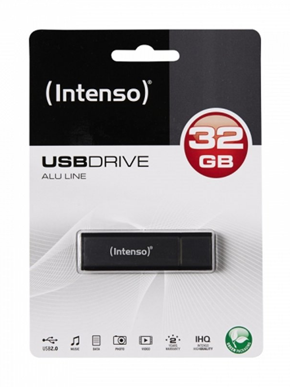 Intenso 3521481 Lápiz USB 2.0 Alu 32GB Antracita 3