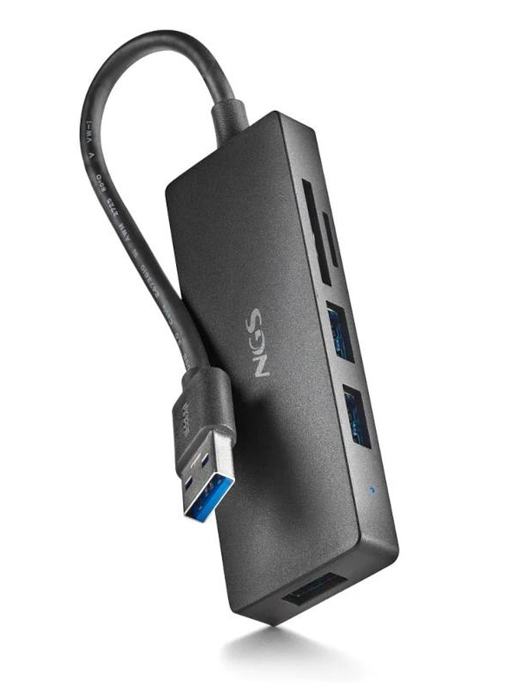 NGS Hub Reader 3.0 con lector de tarjeta 1