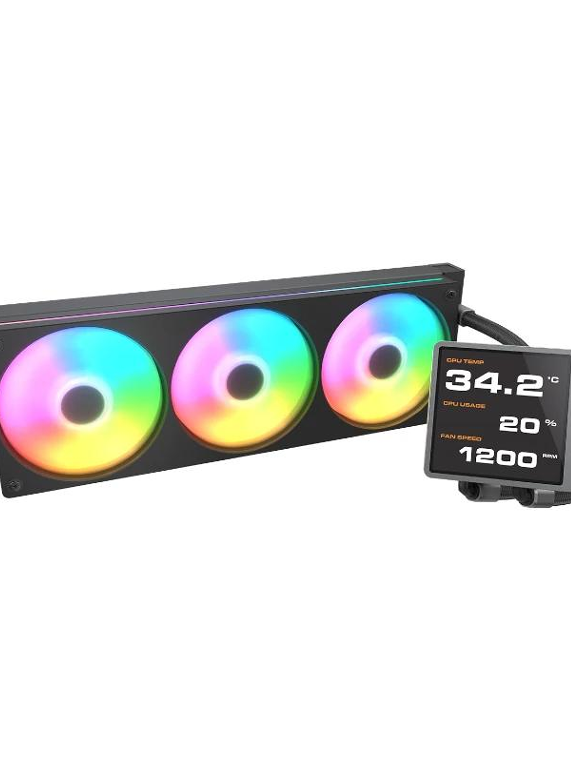 Cougar Ref. Liq Poseidon Vistek Pro ARGB 360 Black 2