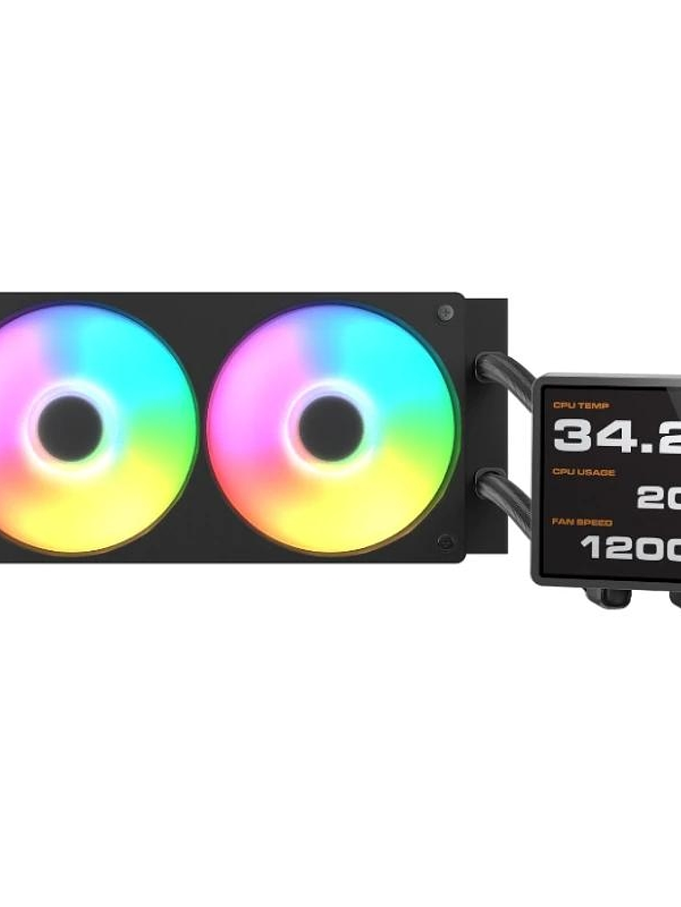 Cougar Ref. Liq Poseidon Vistek Pro ARGB 240 Black 1