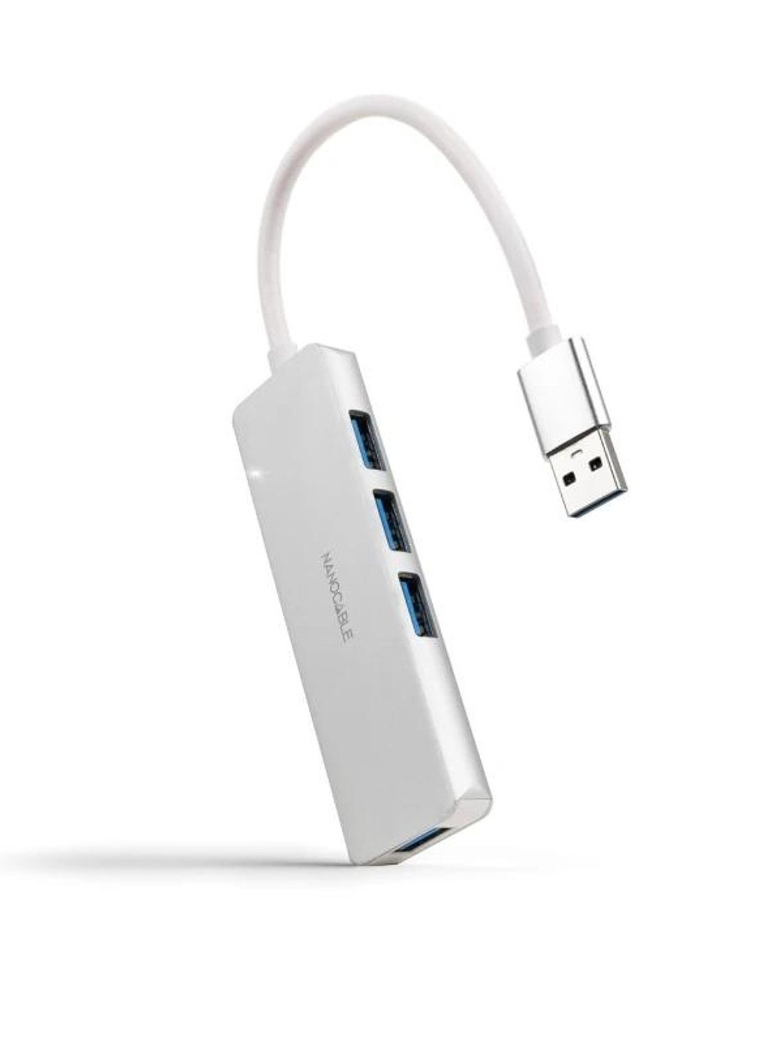 Nanocable Hub USB 3.0 4 x USB 3.0 10cm. Gris 1