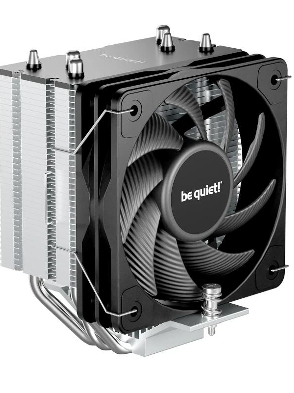 be quiet! Ventilador Pure Rock Slim 3 10 cm Plata 2