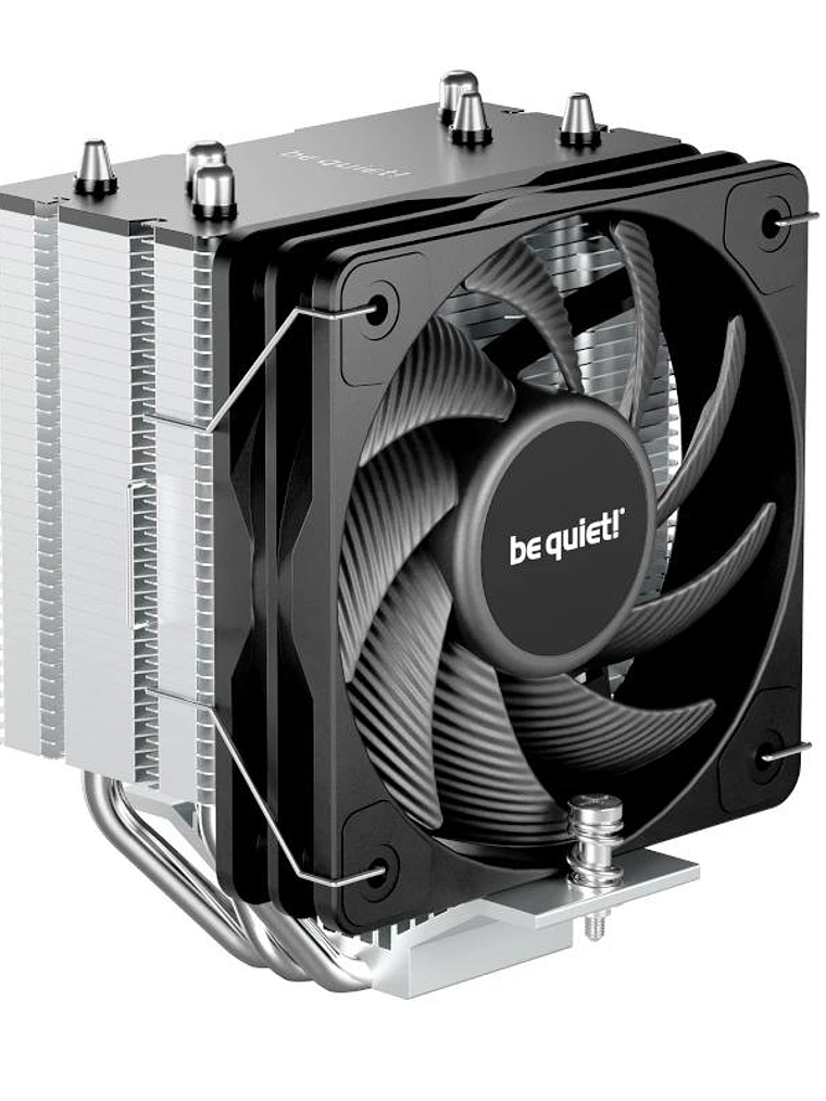 be quiet! Ventilador Pure Rock Slim 3 10 cm Plata 2