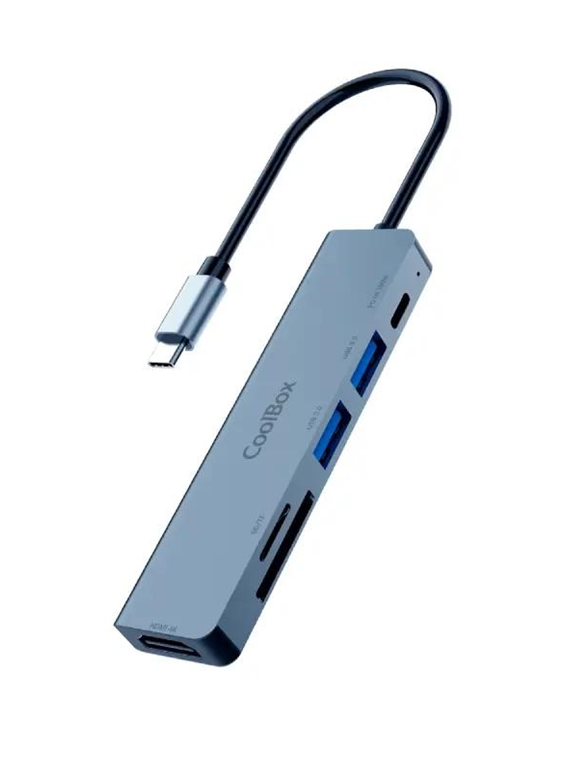 Coolbox MINIDOCK C61 USB-C PD/2USB-A/SD/MSD/HDMI4K 1