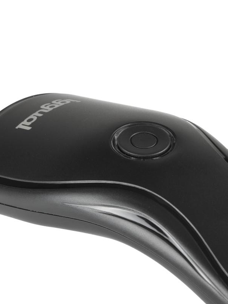 iggual Lector código barras 2D USB botón soporte 3