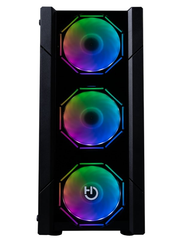 Hiditec Semitorre V30 PRO ARGB CRISTAL TEMPLADO 1
