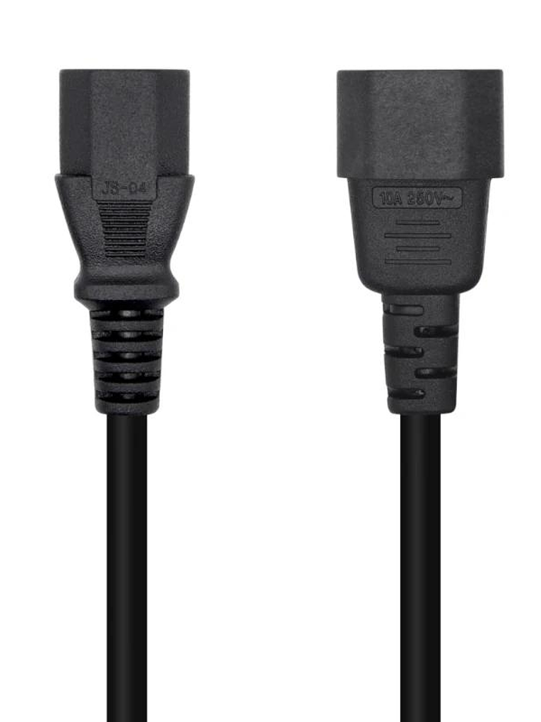 Aisens Cable alimentación C13/H-C14/M negro 1.5m 1