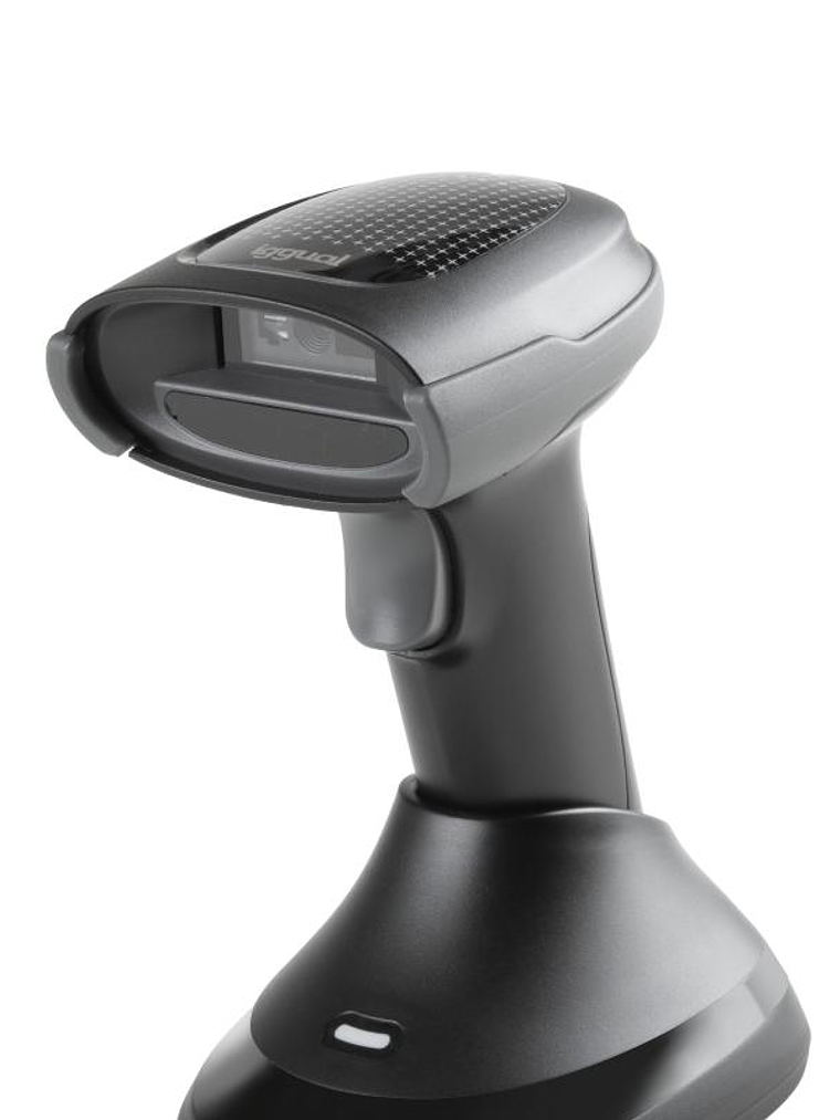 iggual Lector código barras 2D Bluetooth 2.4G base 3
