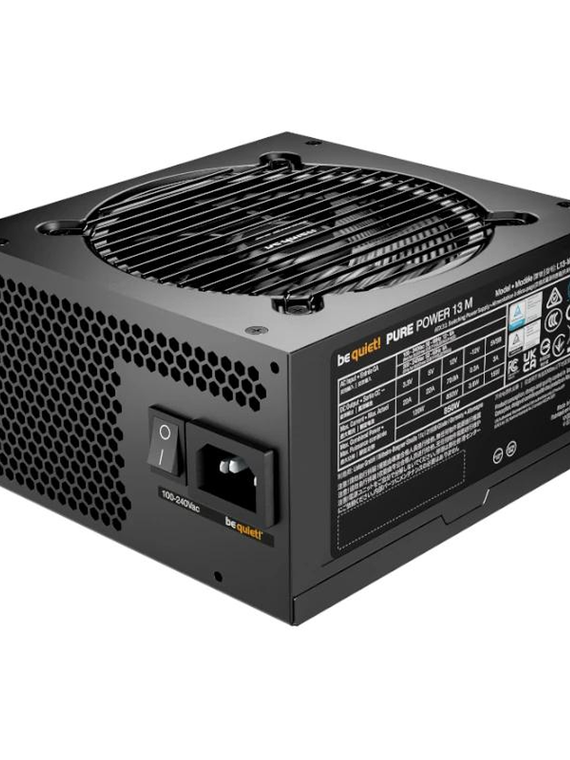 be quiet! Fuente PURE POWER 13M 850W 20+4 pin ATX 4