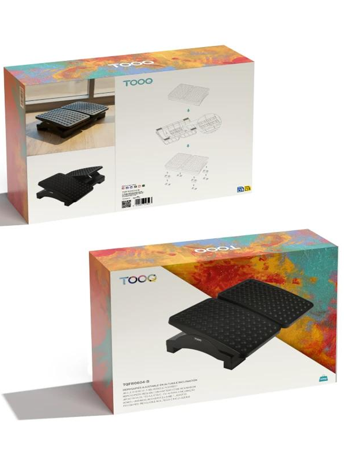 Tooq Reposapiés ajustable altura/inclinación confo 2