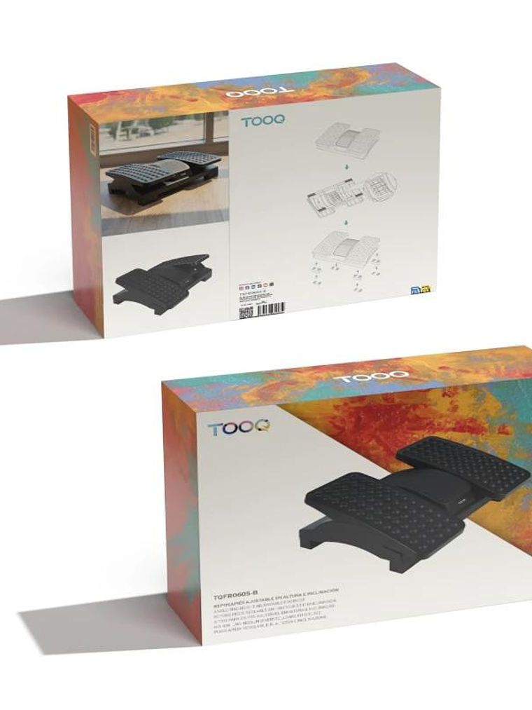 Tooq Reposapiés ajustable altura/inclinación confo 2