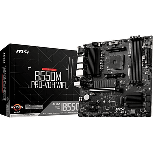 MSI Placa Base B550M PRO-VDH WIFI mATX AM4
