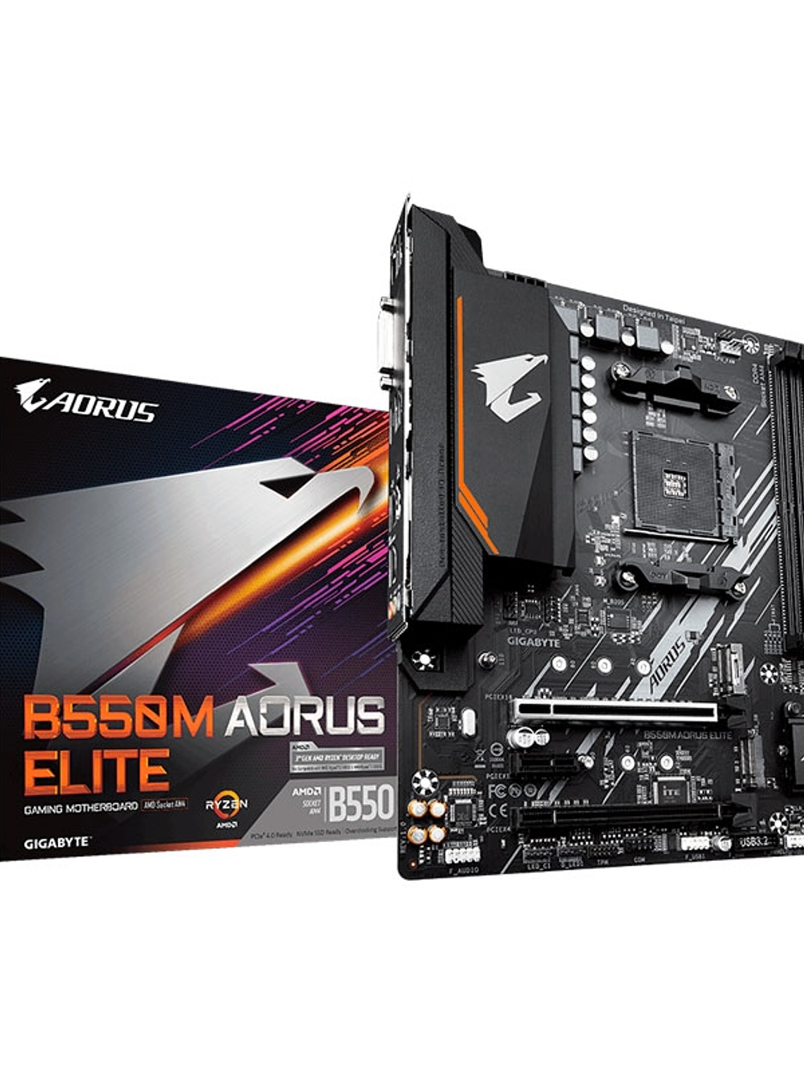 Gigabyte Aorus Placa Base B550M ELITE mATX AM4 1