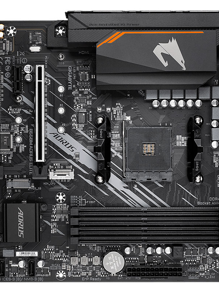 Gigabyte Aorus Placa Base B550M ELITE mATX AM4 2