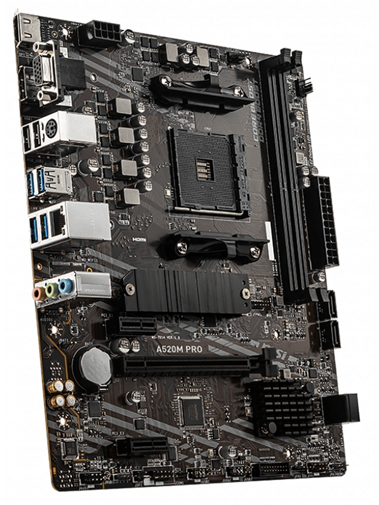 MSI Placa Base A520M PRO mATX AM4 3