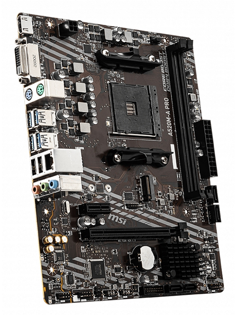 MSI Placa Base A520M-A PRO mATX AM4 3