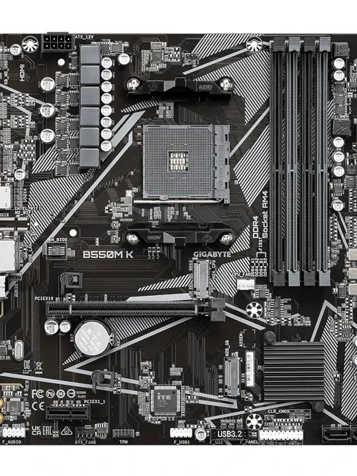 Gigabyte Placa Base B550M K mATX AM4 2