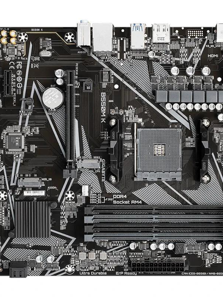 Gigabyte Placa Base B550M K mATX AM4 3