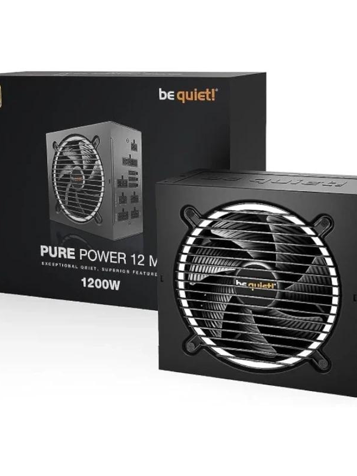 be quiet! Fuente Pure Power 1200W 20+4 pin ATX Neg 1