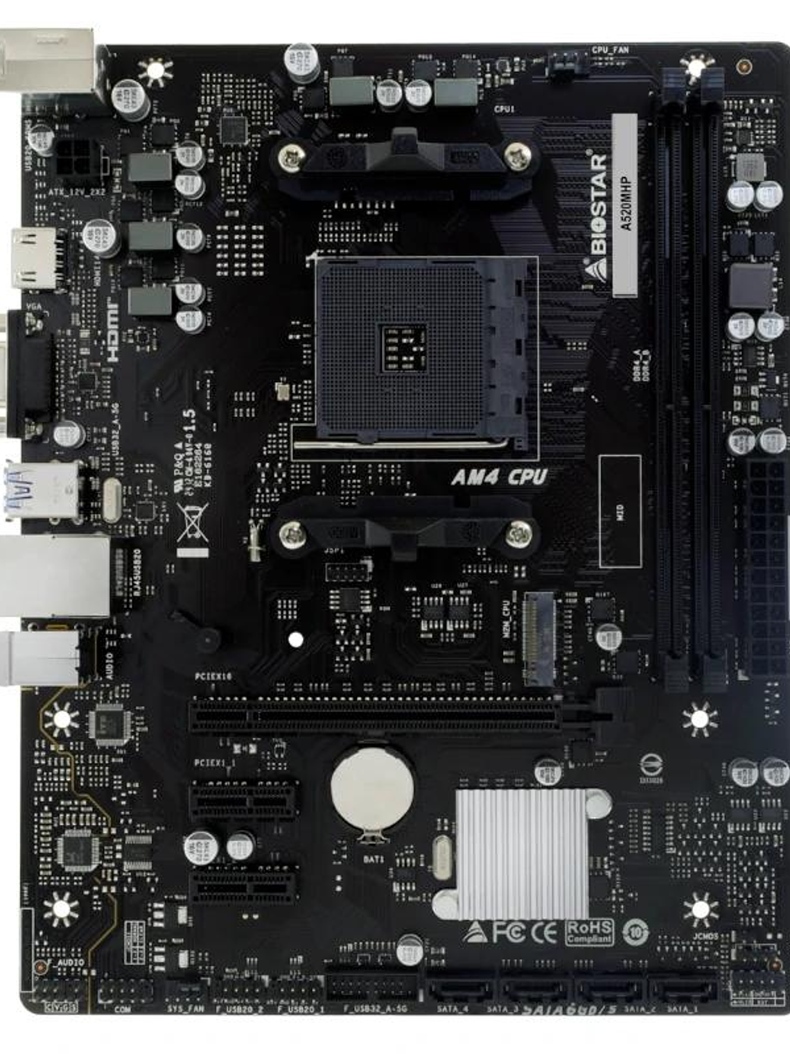Biostar Placa Base A520MHP mATX AM4 2