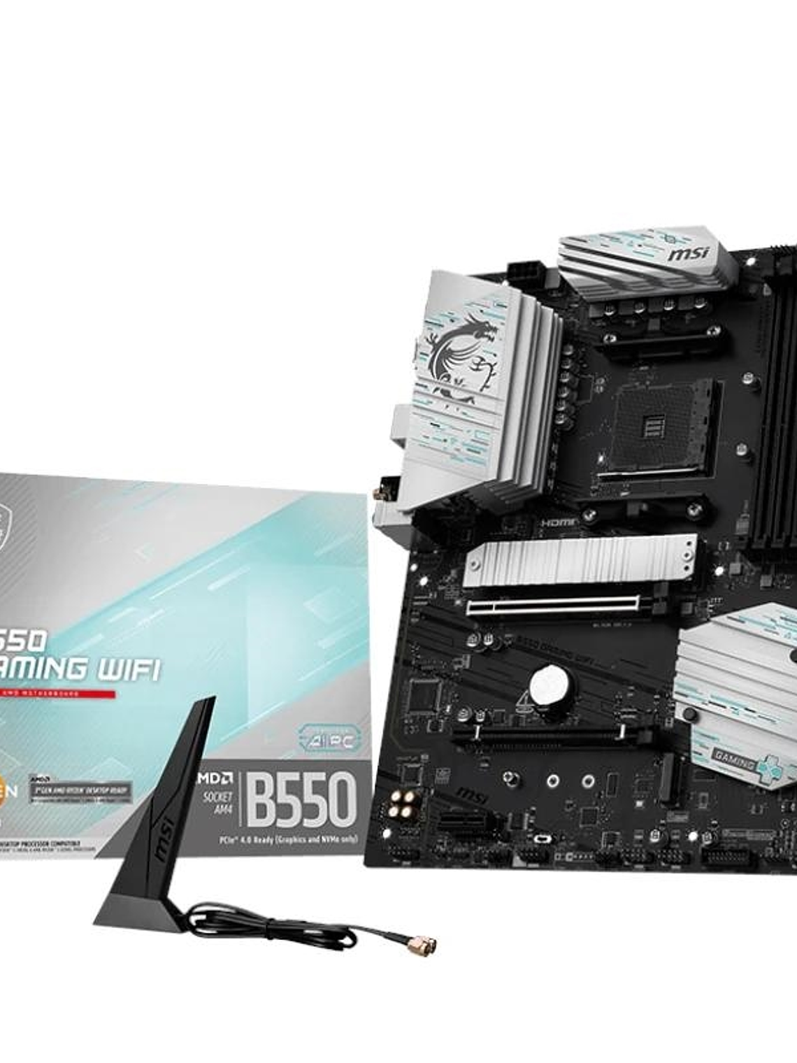 MSI Placa Base B550 GAMING WIFI ATX AM4 1