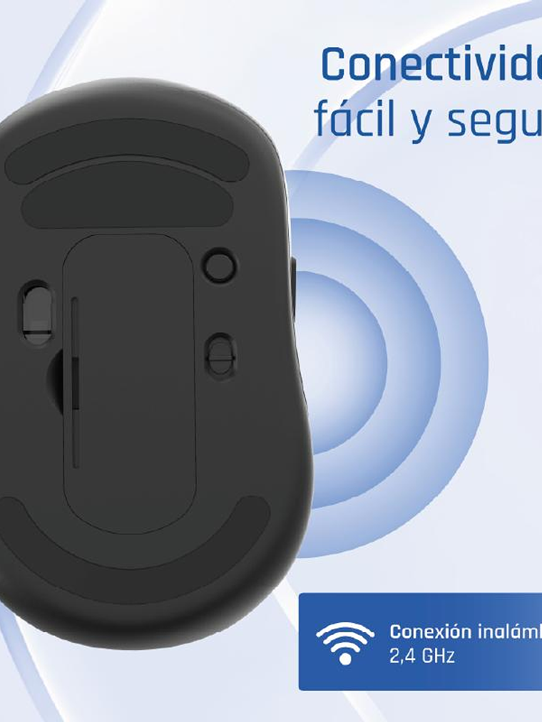 iggual Ratón inalámbrico NANO-OFFICE-6D 1600DPI 1