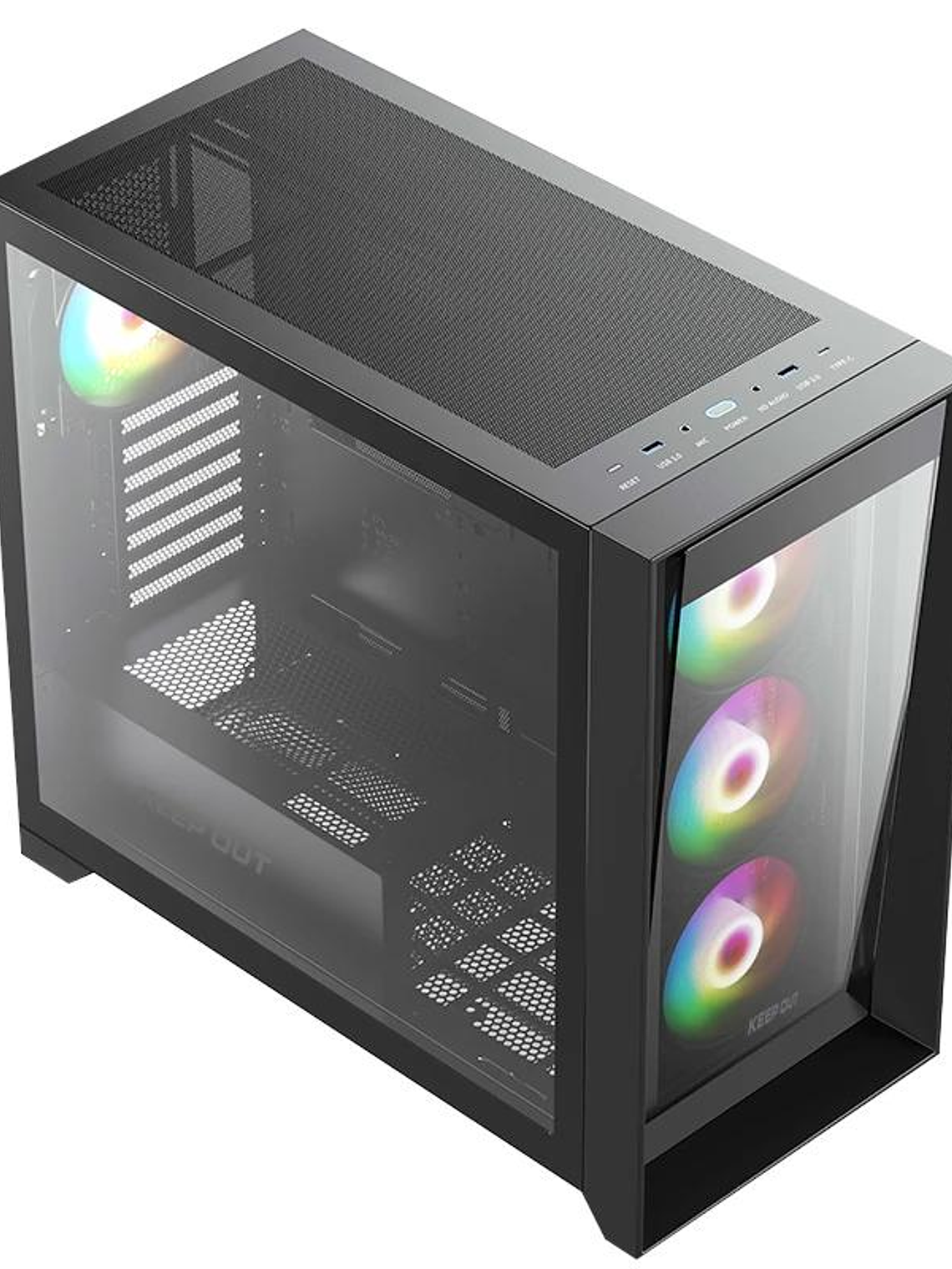 Keep Out Caja E-Atx XC-911 PRO MASTER ARGB C 3x2 2